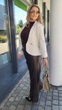 Blazer-Jacke-Oberteil "Beige"