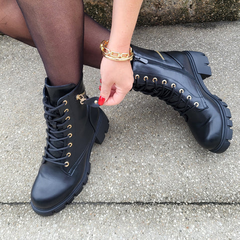 Boots-Schwarz "NEW"