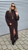 Long Pullover/Kleid mit Schlitz