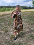 Boho- Kleid Leo Print New