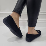 Ballerinas Mokassins Schuhe Black