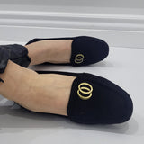 Ballerinas Mokassins Schuhe Black