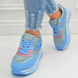 Zuckerwatte Sneaker Hellblau Babyblau