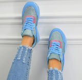 Zuckerwatte Sneaker Hellblau Babyblau